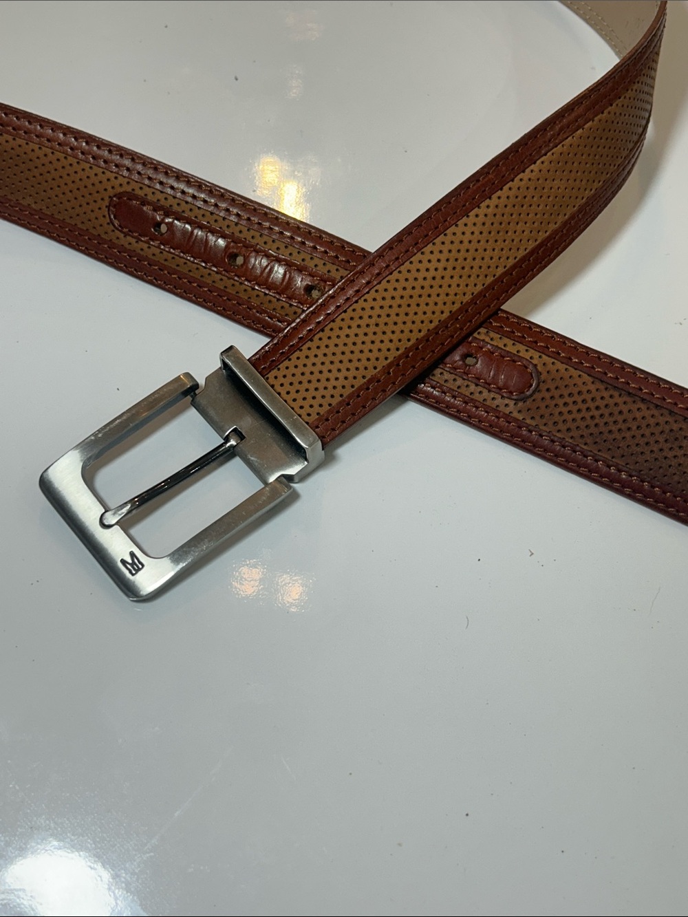 Moreschi Taormina Leather belt